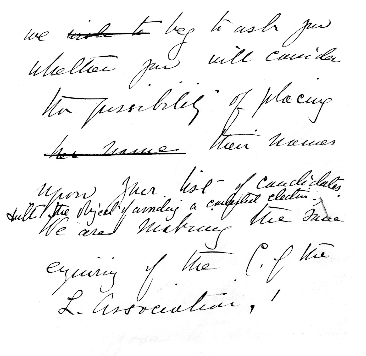 Non Political Letter 2